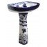 Mexican Talavera Pedestal Sink Paloma